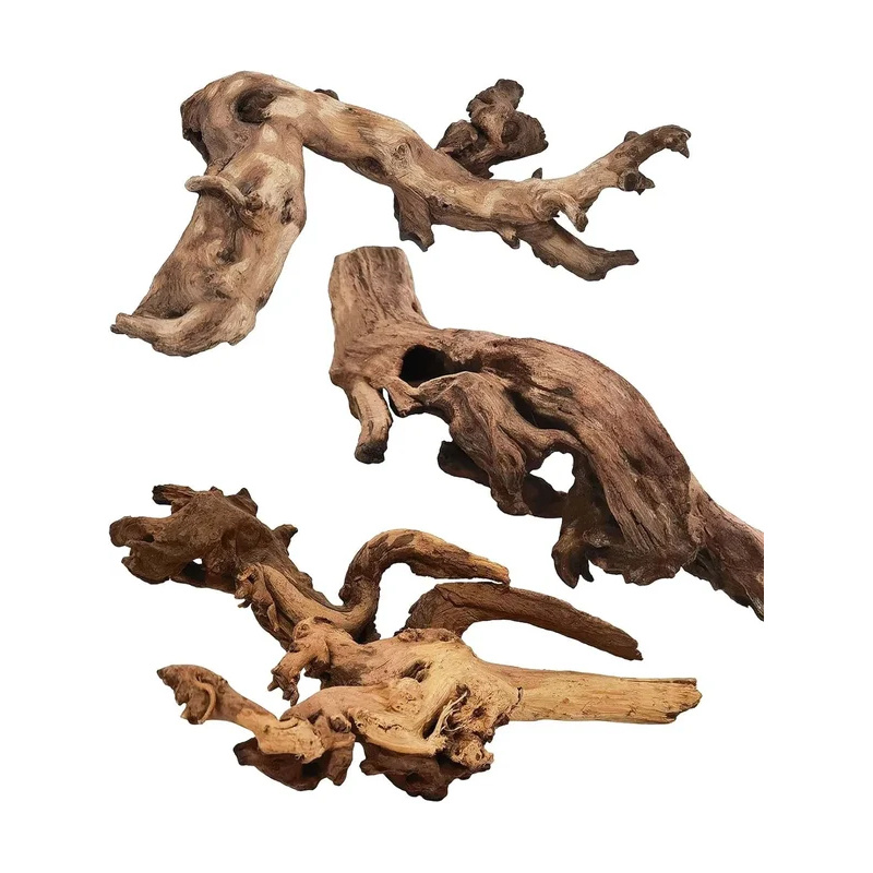 Aquarium Plant Root Tabs - خشب طبيعي عائم لتزيين أحواض السمك،