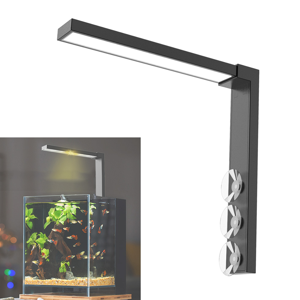 Planted Aquarium Bowl - ABS وعاء السمك الصغيرة مصباح ليد