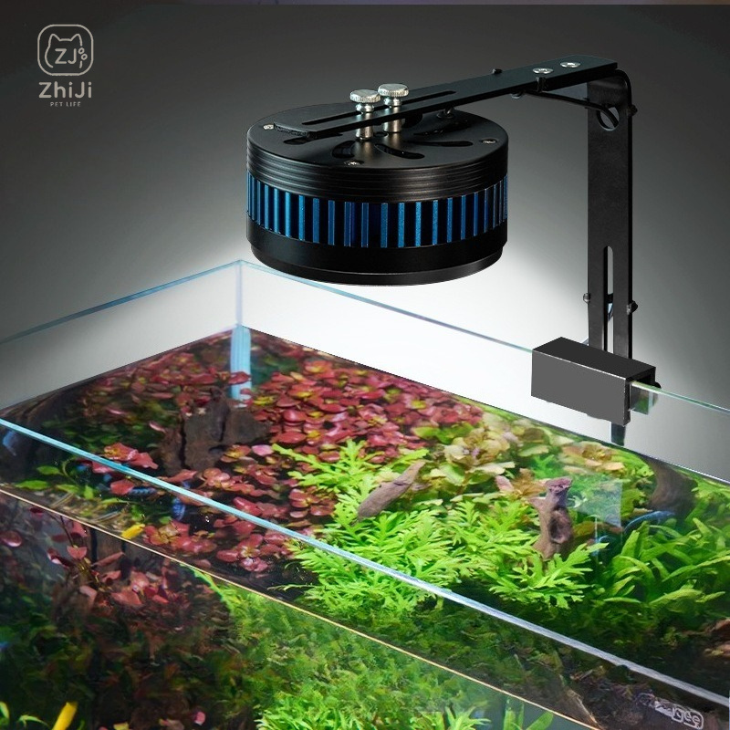 Aquarium Plant On Wood - إضاءة LED لحوض السمك بطيف كامل،