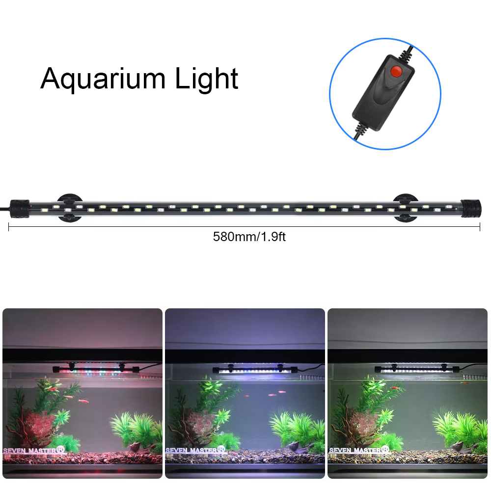 Aquarium Planted Tank Light - 58 سنتيمتر حوض السمك ضوء LED
