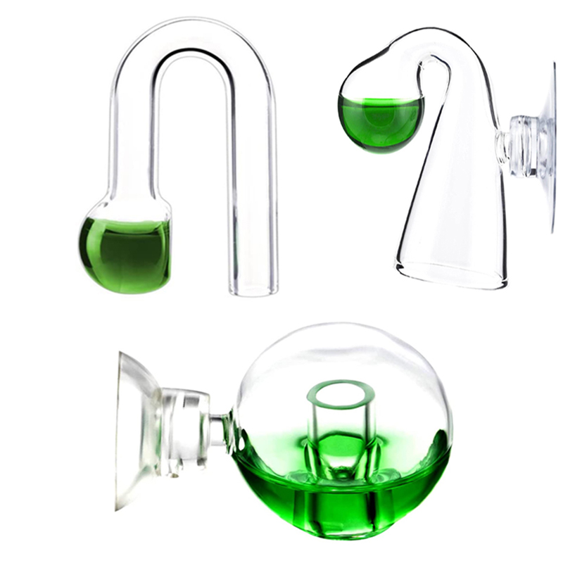 Planted Aquarium Equipment - زجاج منتشر CO2 قطرة مدقق حوض