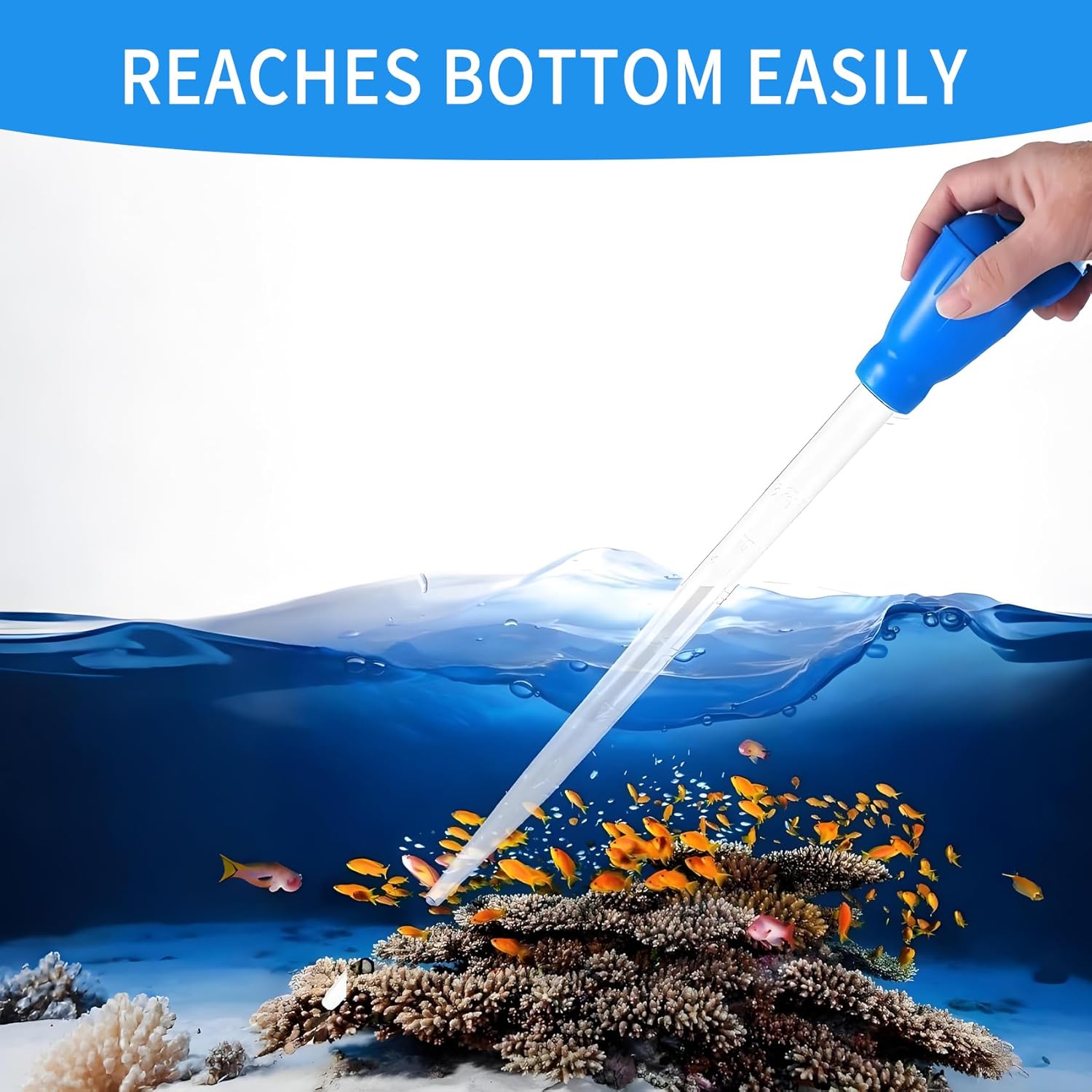 Aquarium Plant Nutrients - أنبوب تغذية طويل لحوض السمك، مغذي