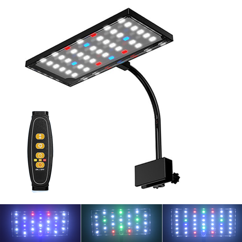 مصباح LED لحوض السمك يعمل عبر  - مراجعة Aquarium Planted Tank Light وسعره