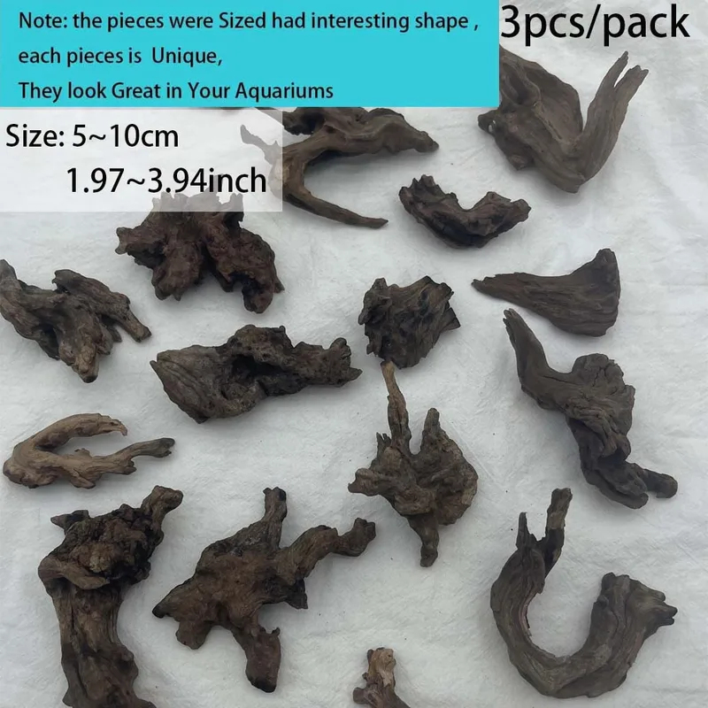 خشب طبيعي عائم لتزيين أحواض ال - مراجعة Aquarium Plant Root Tabs وسعره