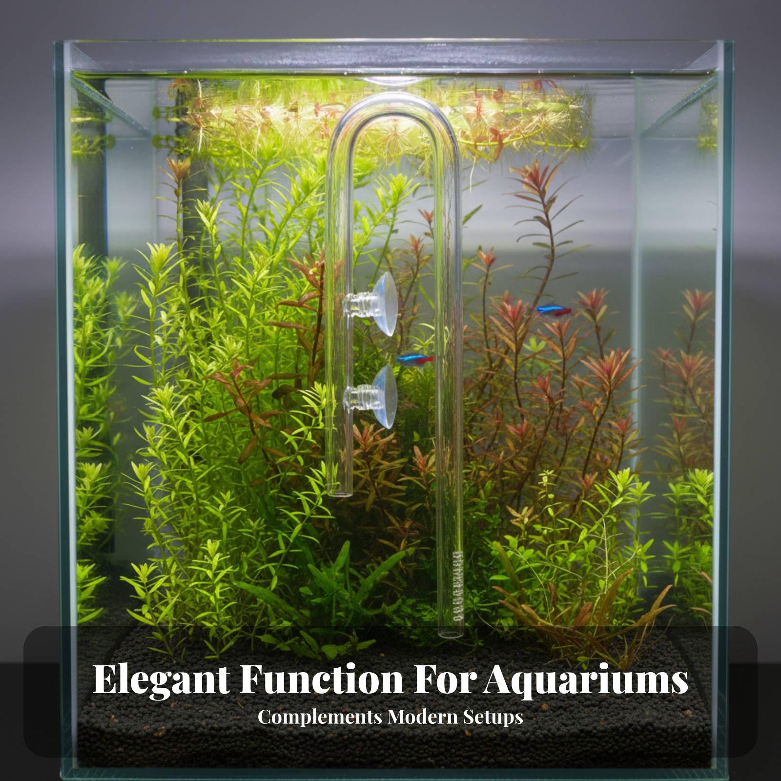 أنبوب زجاجي أنيق لتوزيع المياه - مراجعة Aquarium Plant Nutrients وسعره