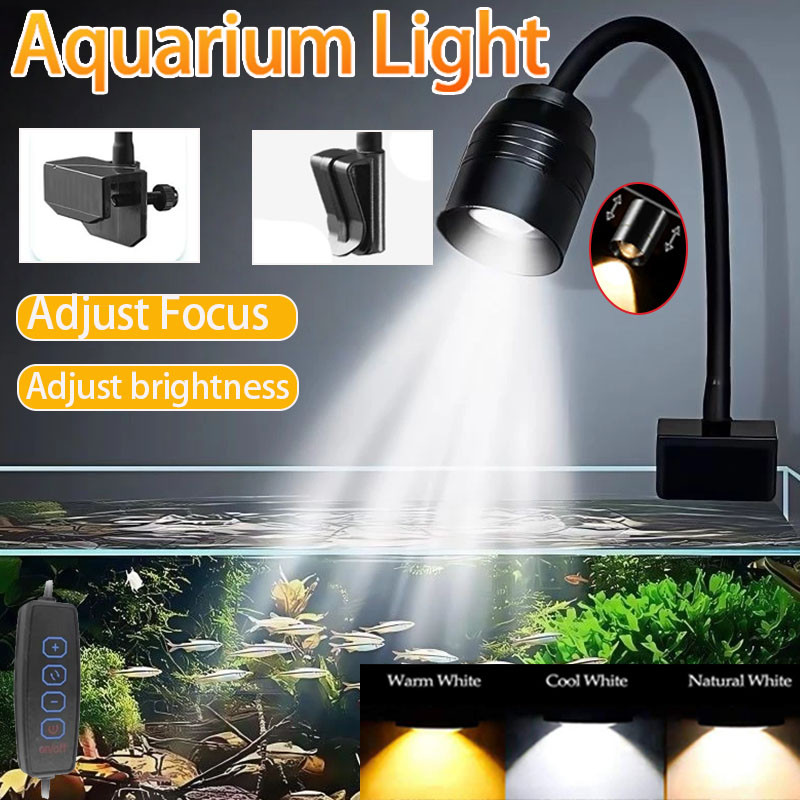 USB حوض السمك ضوء نباتات الإضا - مراجعة Aquarium Planted Tank Light وسعره
