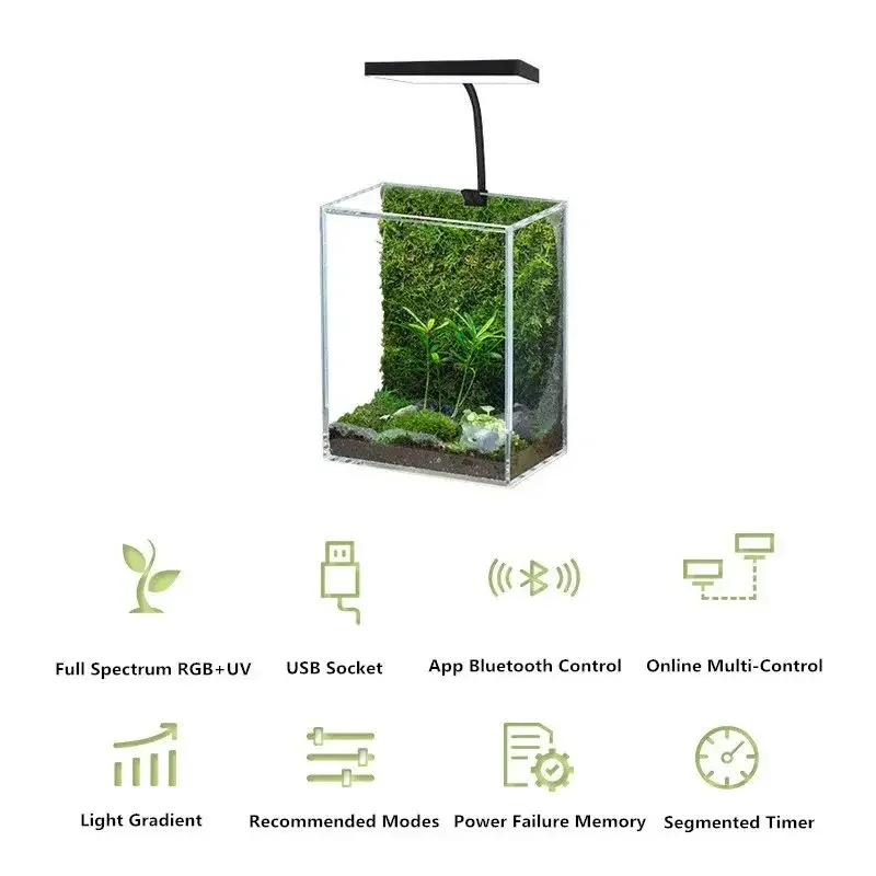 مصباح حوض السمك WEEK AQUA Mag  - مراجعة Aquarium Planted Tank Light وسعره