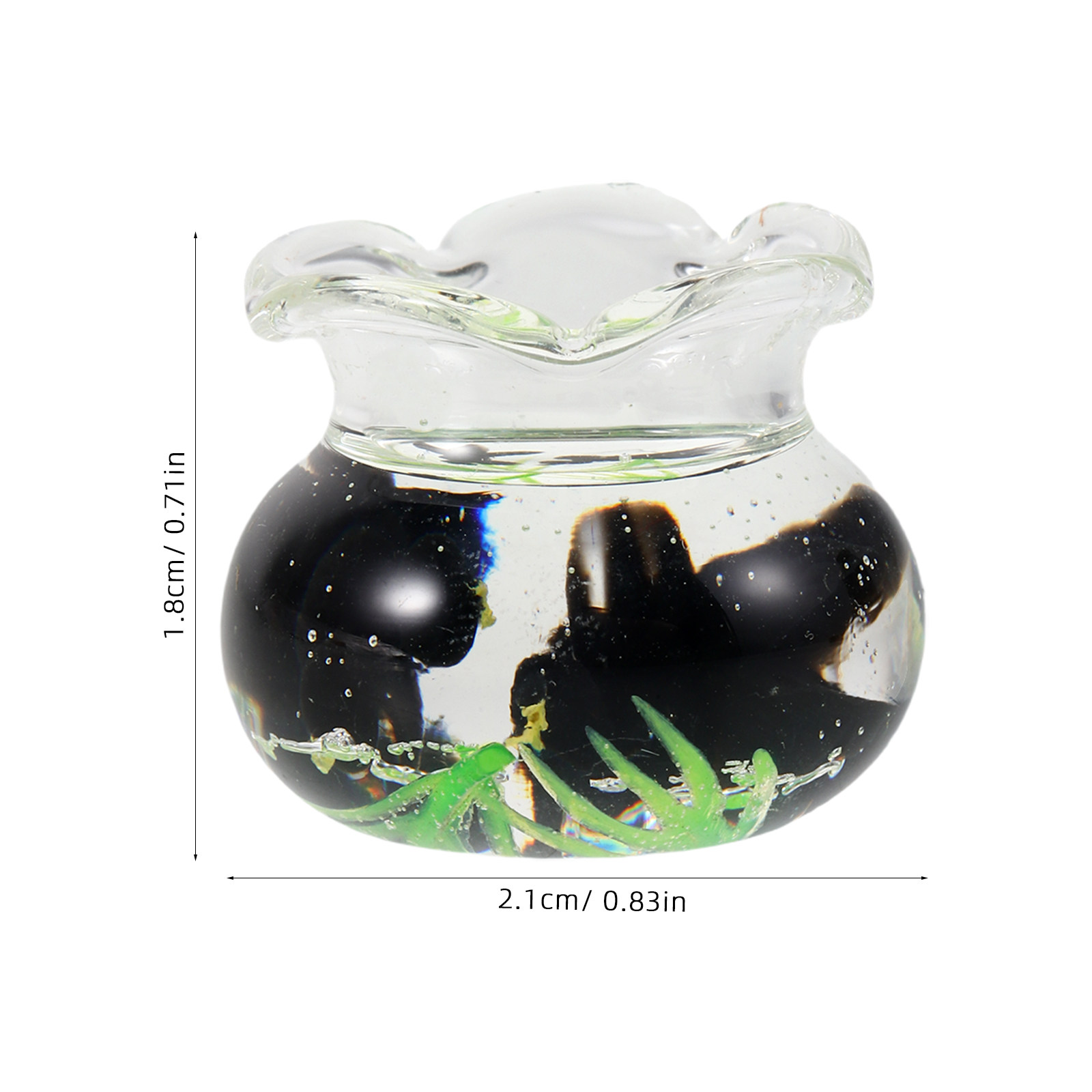 حوض أسماك صغير من الراتنج، حوض - مراجعة Planted Aquarium Bowl وسعره