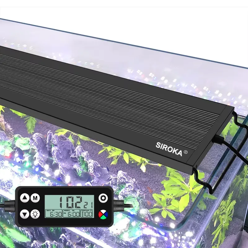 إضاءة حوض السمك LED كاملة الطي - مراجعة Aquarium Planted Tank Light وسعره