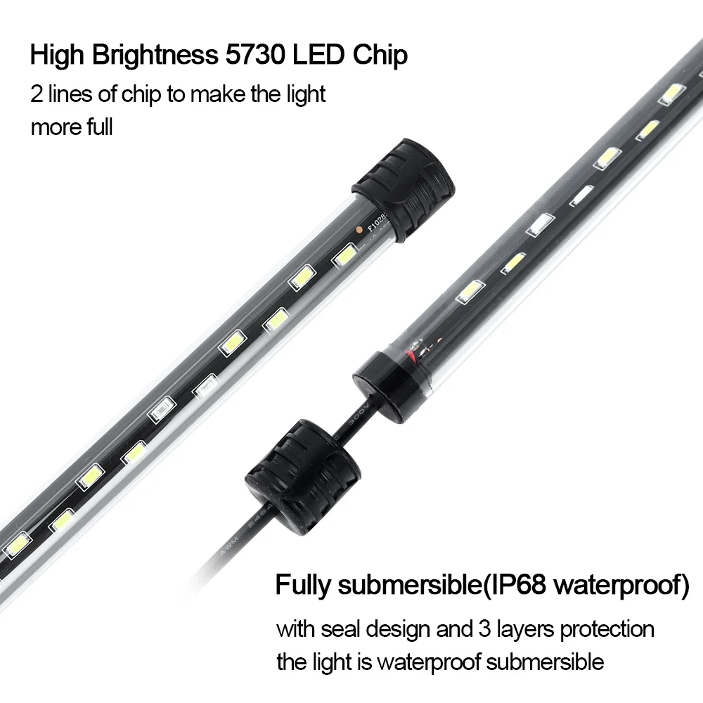 58 سنتيمتر حوض السمك ضوء LED ن - مراجعة Aquarium Planted Tank Light وسعره
