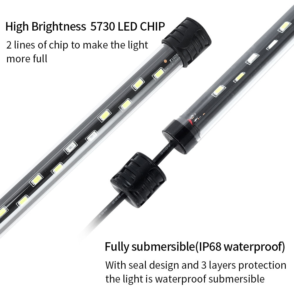 90-260 فولت حوض السمك ضوء LED  - مراجعة Aquarium Planted Tank Light وسعره