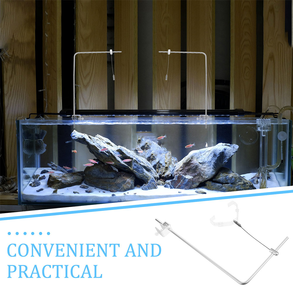 2 قطعة حامل مصباح حوض السمك مع - مراجعة Aquarium Planted Tank Light وسعره