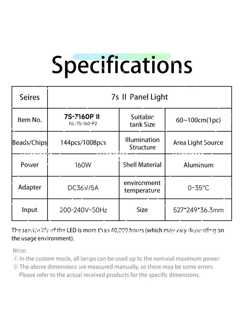 إضاءة LED للأحواض المائية بقوة - مراجعة Aquarium Planted Tank Light وسعره